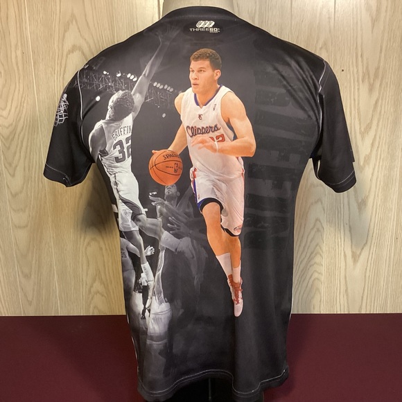 LA Clippers Griffin Three60 gear Los Angeles Clippers Griffin t-shirt size small - Picture 5 of 11